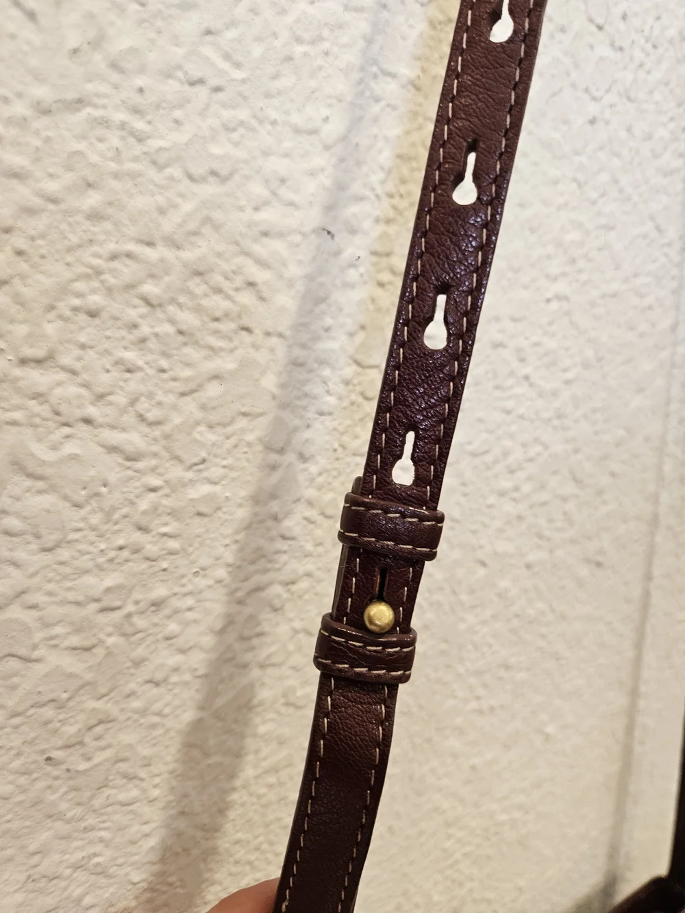 Lucky Brand Genuine Leather Crossbody Messenger Bag Boho Mahogany